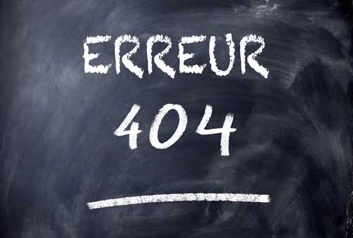 Erreur 404